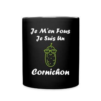 cornichon - Mug uni - noir - Devant