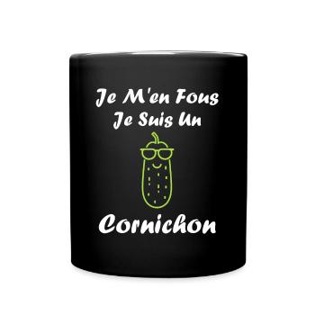 cornichon - Mug uni - noir - Devant