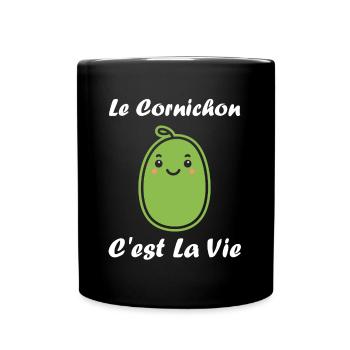 cornichon - Mug uni - noir - Devant