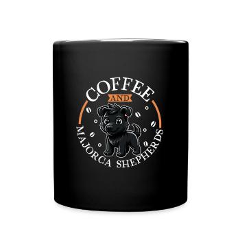 Kaffee und Ca de bestiar - Tasse einfarbig - Schwarz - Vorne