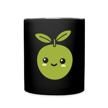 Olive - Mug uni - noir - Devant
