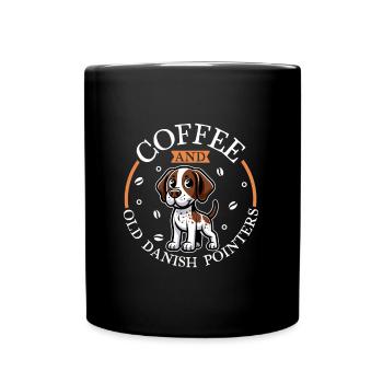 Chien d’arrêt danois ancien - Mug uni - noir - Devant