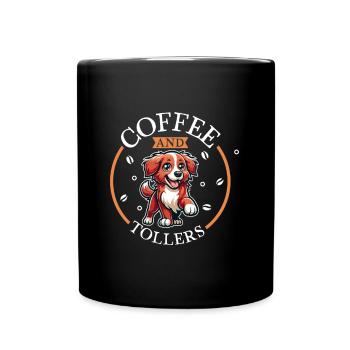 Coffee et Nova Scotia Duck Tolling Retriever - Mug uni - noir - Devant