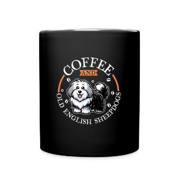 Coffee and Bobtail - Full Colour Mug - black - Front