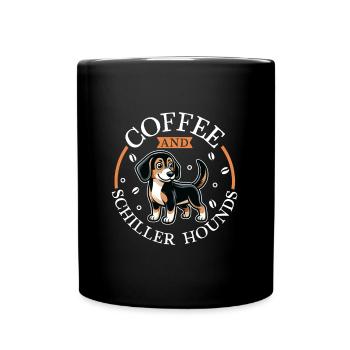 Kaffee und Schillerstövare - Tasse einfarbig - Schwarz - Vorne