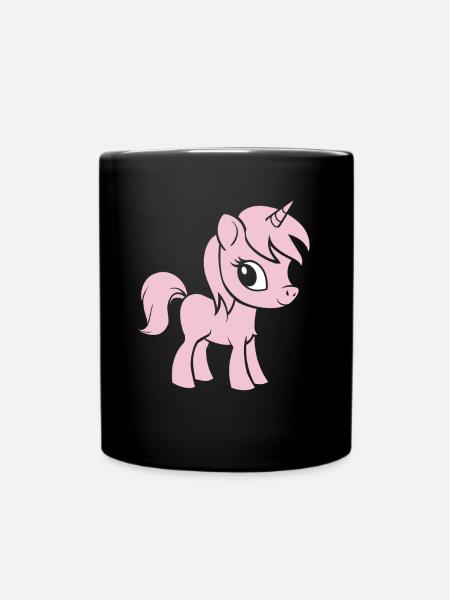 Pony - Tasse einfarbig - Schwarz