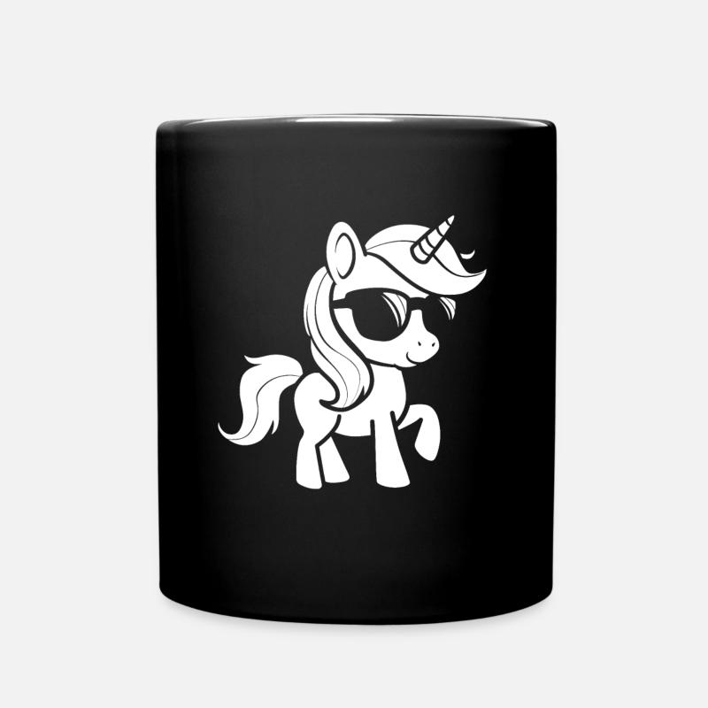 Pony - Tasse einfarbig - Schwarz