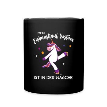 Eiskunstlauf Kostüm ist in der Wäsche Eistanz - Tasse einfarbig - Schwarz - Vorne