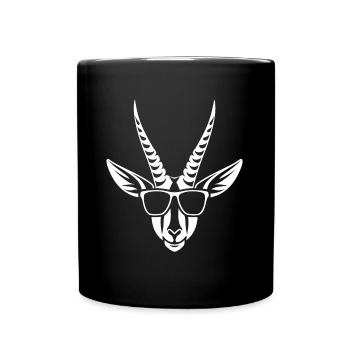 Gazelle - Mug uni - noir - Devant