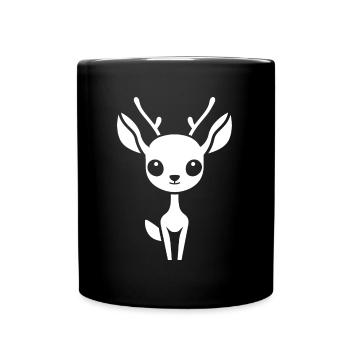 Gazelle - Mug uni - noir - Devant