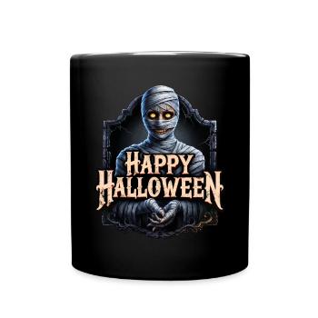Happy Halloween Mummy - Full Colour Mug - black - Front