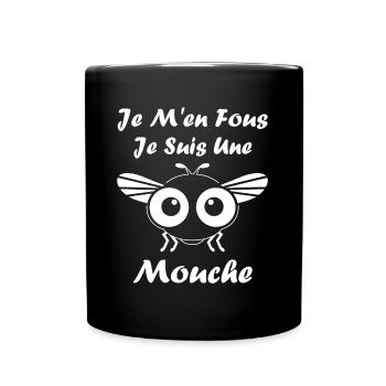 Insect Quote Fly Humor - Full Colour Mug - black - Front