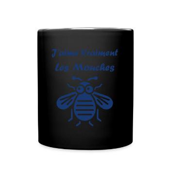 Insecte Citation humour mouche - Mug uni - noir - Devant