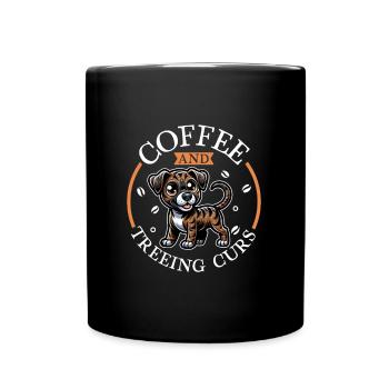 Café et Arbre Cur - Mug uni - noir - Devant