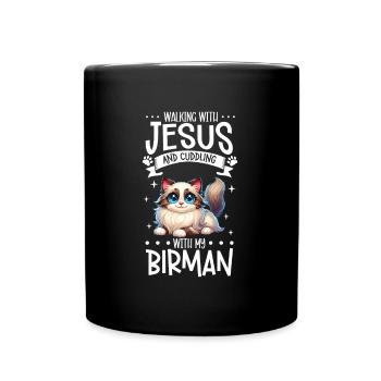 Jesus and my Burma - Full Colour Mug - black - Front