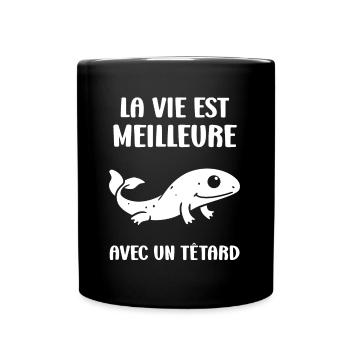 Têtard - Mug uni - noir - Devant