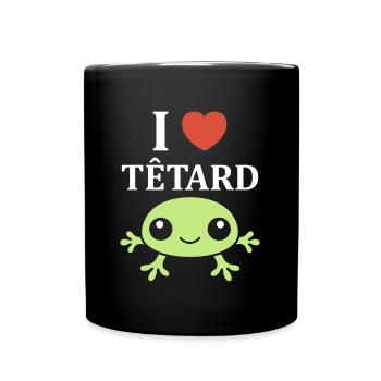 Têtard - Mug uni - noir - Devant