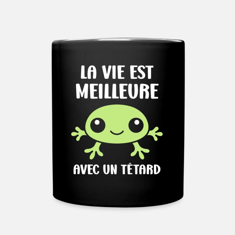Têtard - Mug uni - noir