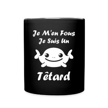 Têtard - Mug uni - noir - Devant