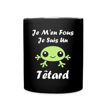 Têtard - Mug uni - noir - Devant