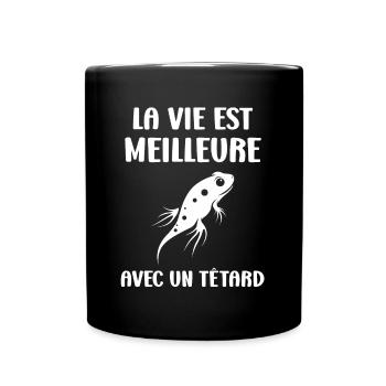 Têtard - Mug uni - noir - Devant