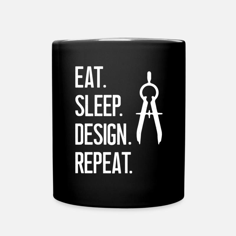 Architektur Design Architects Designer Architekten - Tasse einfarbig - Schwarz