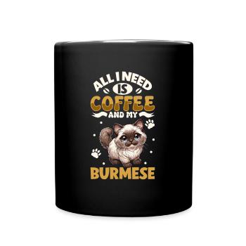 Le café et mon café - Mug uni - noir - Devant