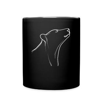 ours polaire - Mug uni - noir - Devant