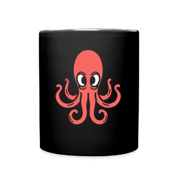 Squid - Full Colour Mug - black - Front
