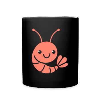 Shrimp - Full Colour Mug - black - Front