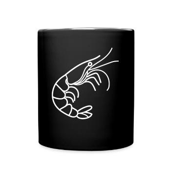 Shrimp - Full Colour Mug - black - Front