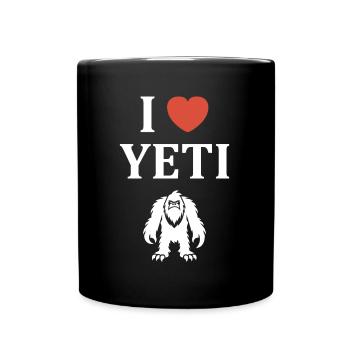 Yeti - Mug uni - noir - Devant
