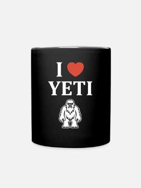 Yeti - Tasse einfarbig - Schwarz