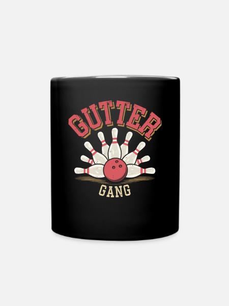Bowler Bowling - Tasse einfarbig - Schwarz