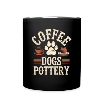 Poterie Poterie amusante - Mug uni - noir - Devant