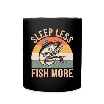Angler Fishing - Full Colour Mug - black - Front