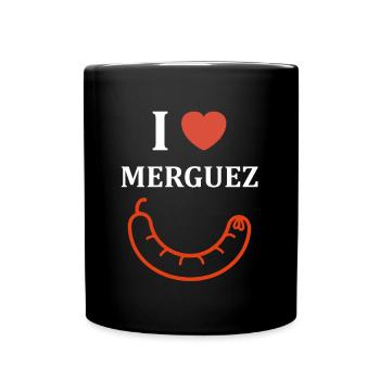 Merguez - Mug uni - noir - Devant