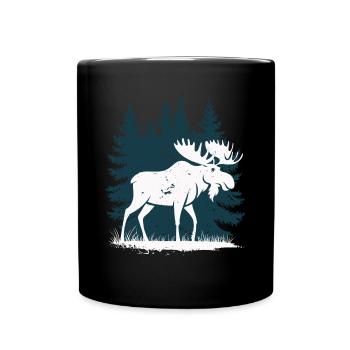 Elk - Full Colour Mug - black - Front