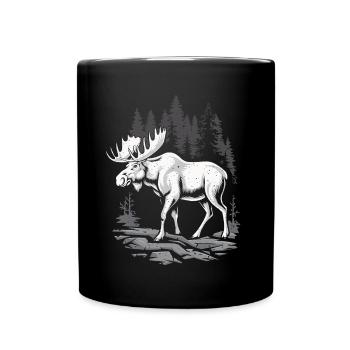 Elk - Full Colour Mug - black - Front