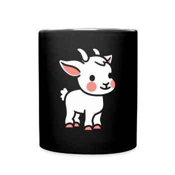 Bouc - Mug uni - noir - Devant