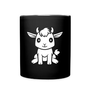 Bouc - Mug uni - noir - Devant