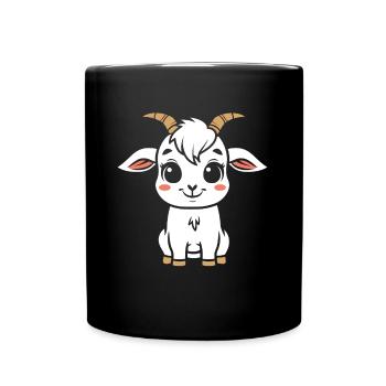 Bouc - Mug uni - noir - Devant