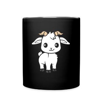 Bouc - Mug uni - noir - Devant