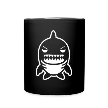Requin - Mug uni - noir - Devant