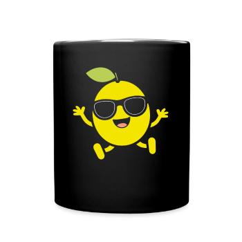 Lemon - Full Colour Mug - black - Front