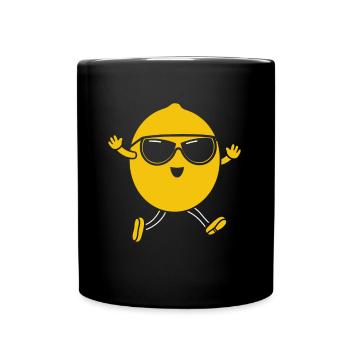 Lemon - Full Colour Mug - black - Front