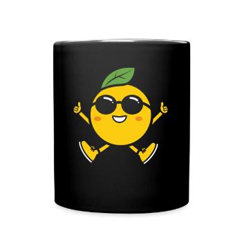 Lemon - Full Colour Mug - black - Front