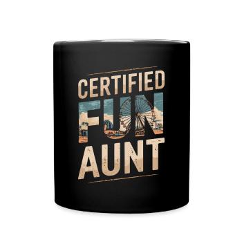 Tante - Mug uni - noir - Devant