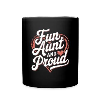 Tante - Mug uni - noir - Devant