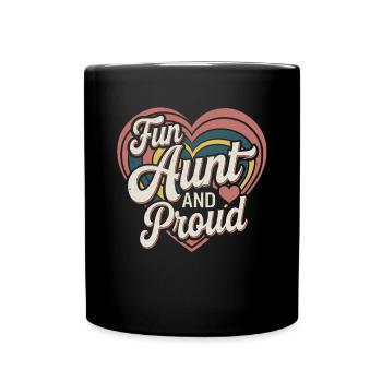 Tante - Mug uni - noir - Devant